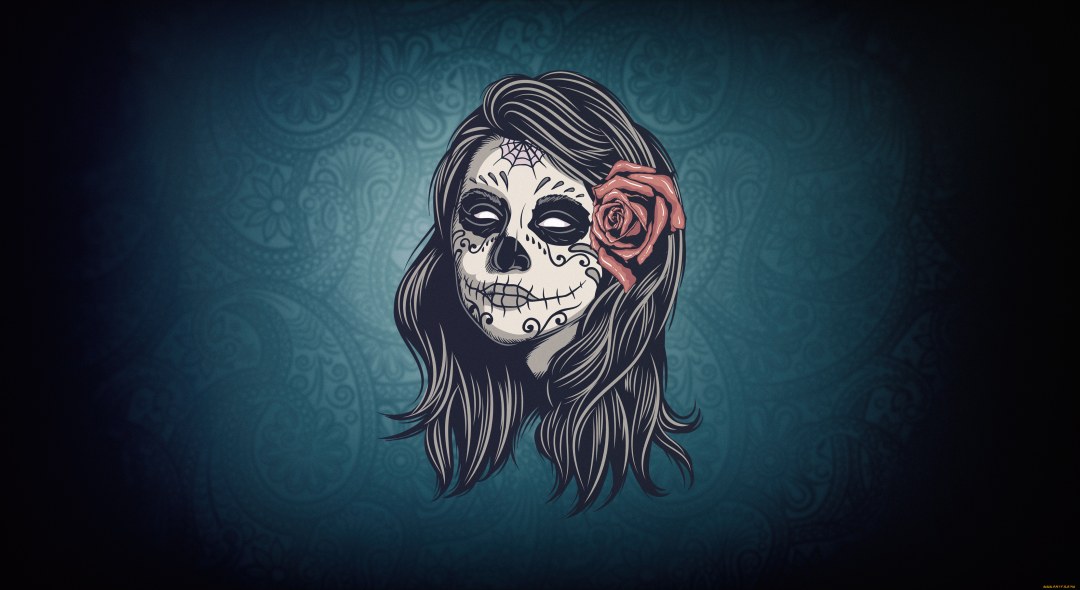 Calavera de Chikano Santa Muerte