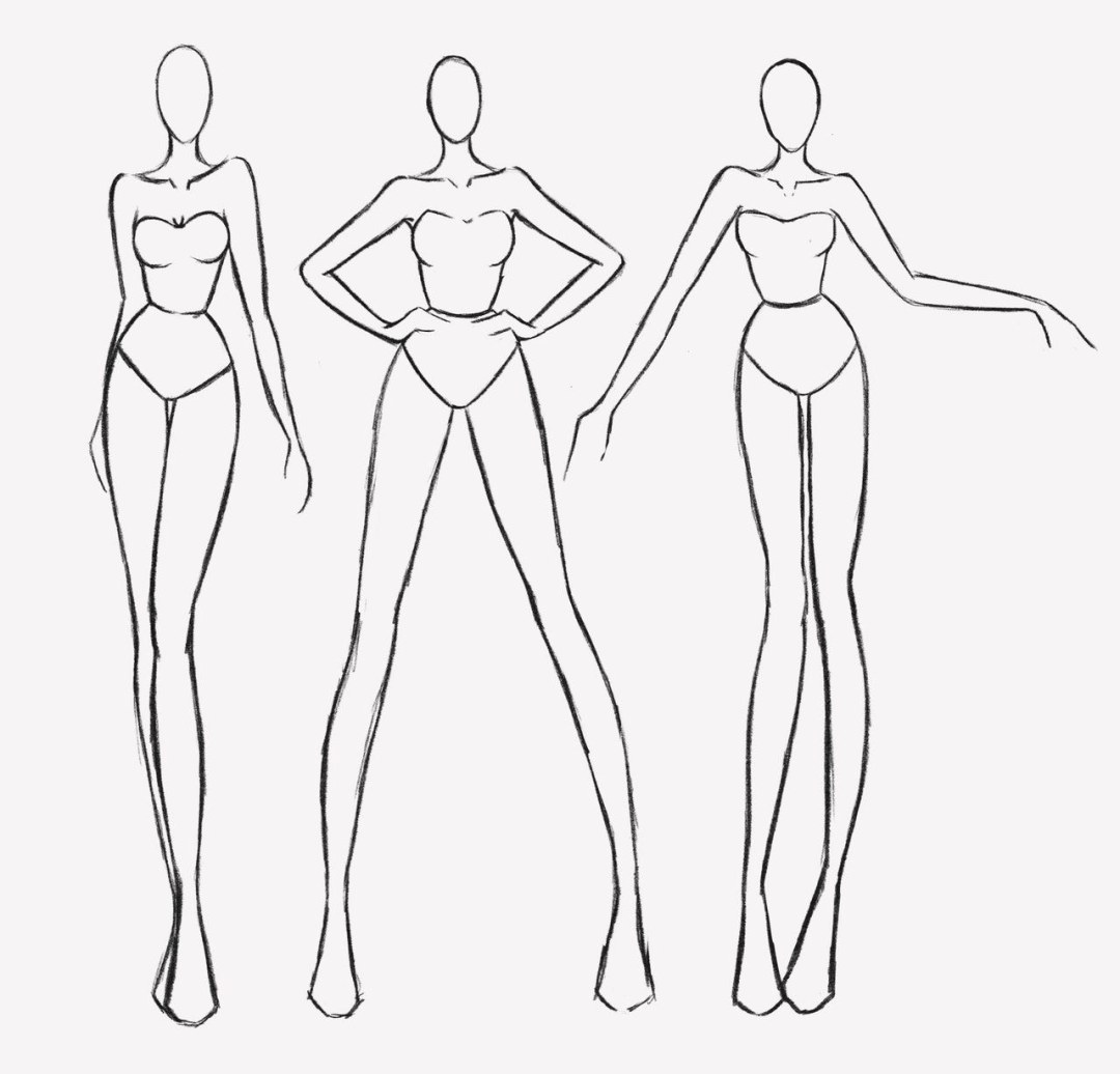 Figura para bocetos de ropa