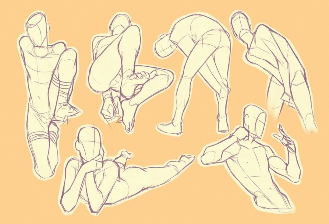Poses de la referencia a continuación