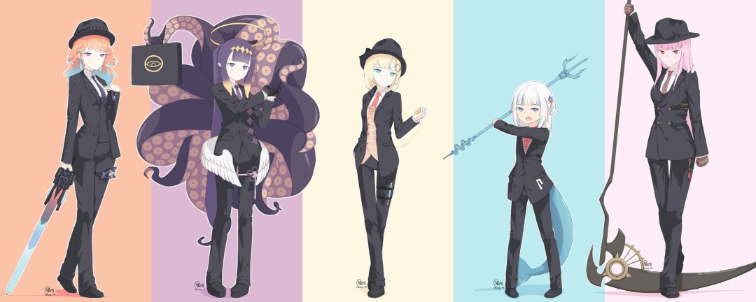 Anime hololive gawrgura pie