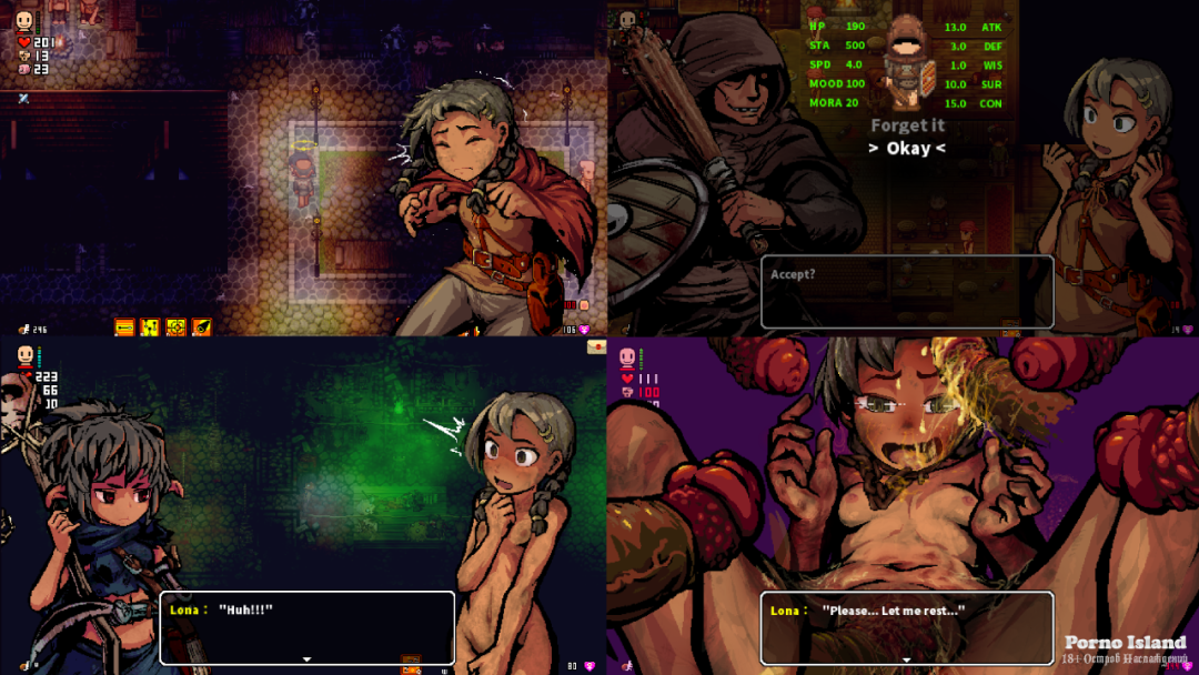 Lonarpg todas las escenas