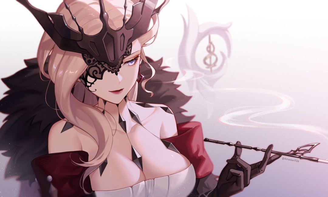 Signora de la niña de anime