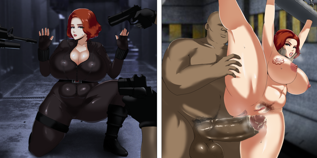 Black Widow y Hulk Hentai Comics
