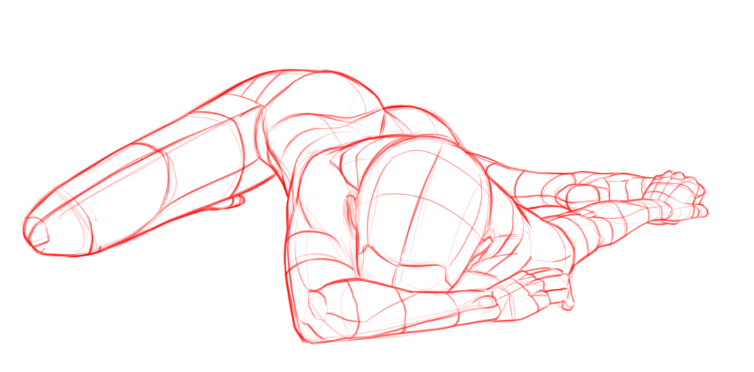 Pose para dibujar 4 manos