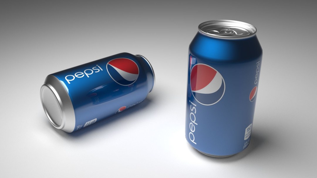 Cola en un vaso con un tubo