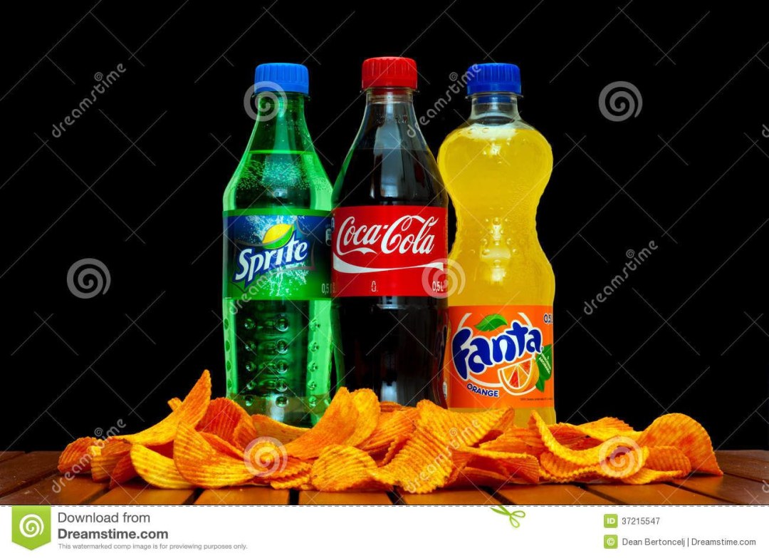Coca Kola Sprite y Fant