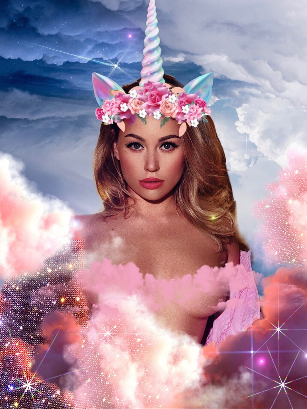 Niña de unicornio de Futanari