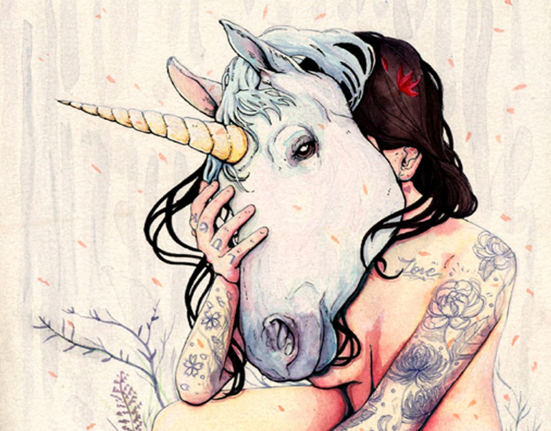 Hentai con unicornio cómico
