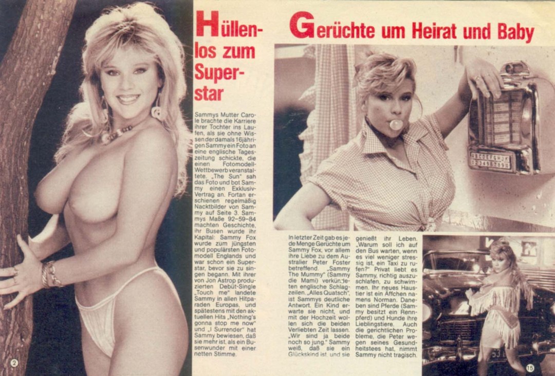 Samantha Fox Fox Tits