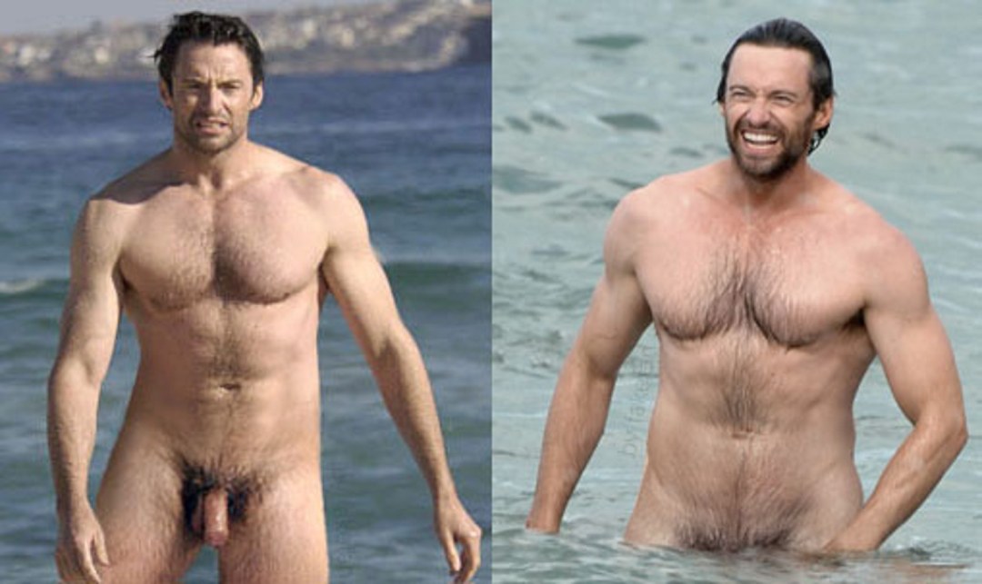 Hugh Jackman sin bragas