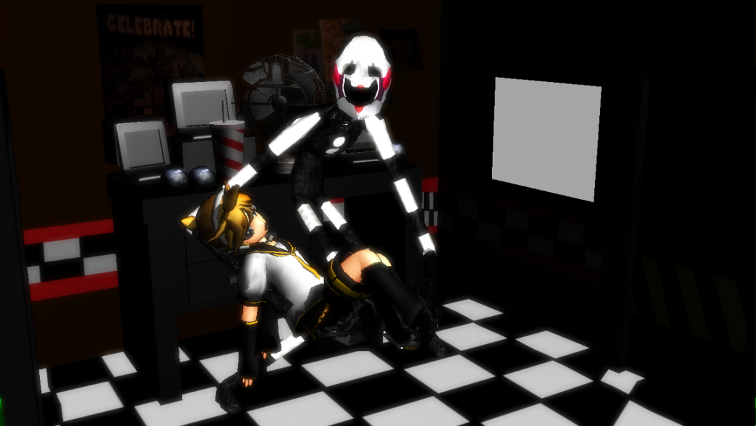Fnaf 2 títere y esa chica