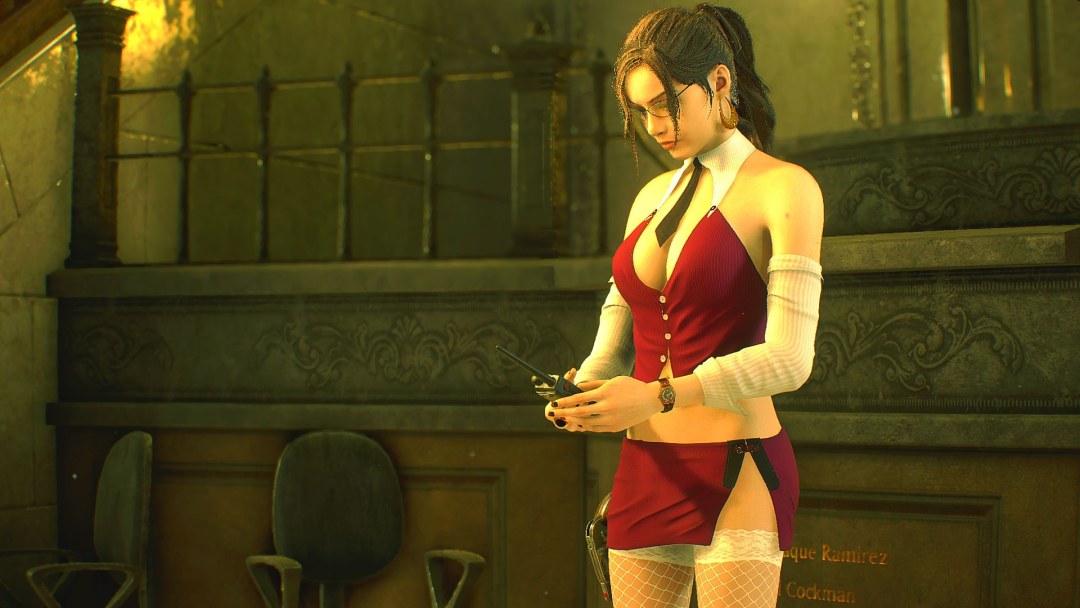 Claire Redfield en ropa interior