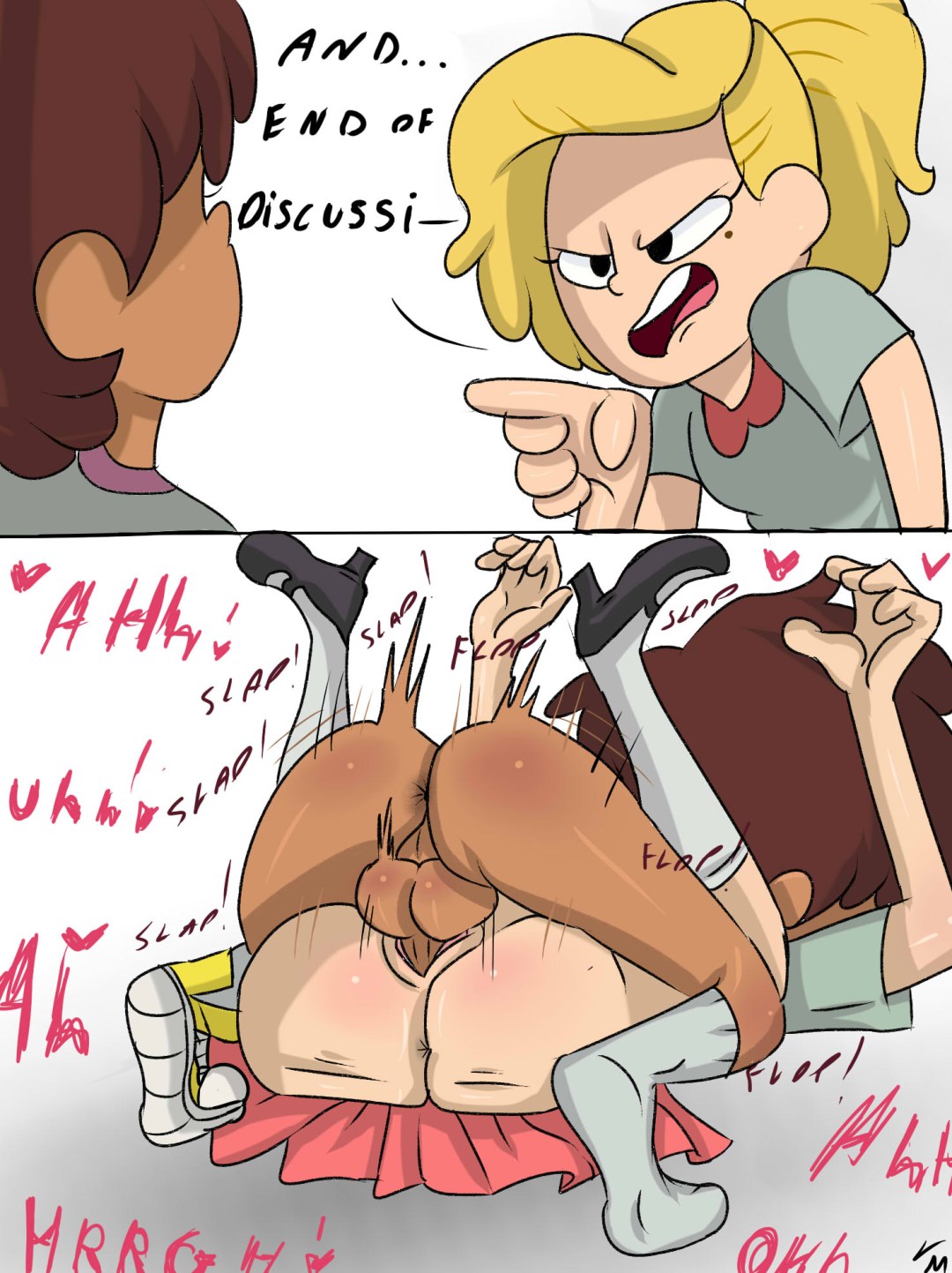 Serie animada anfibia Anne Sexo