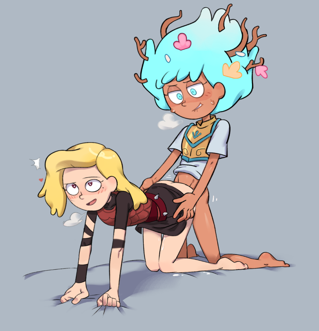 Anfibio Sasha y Anne Hentai