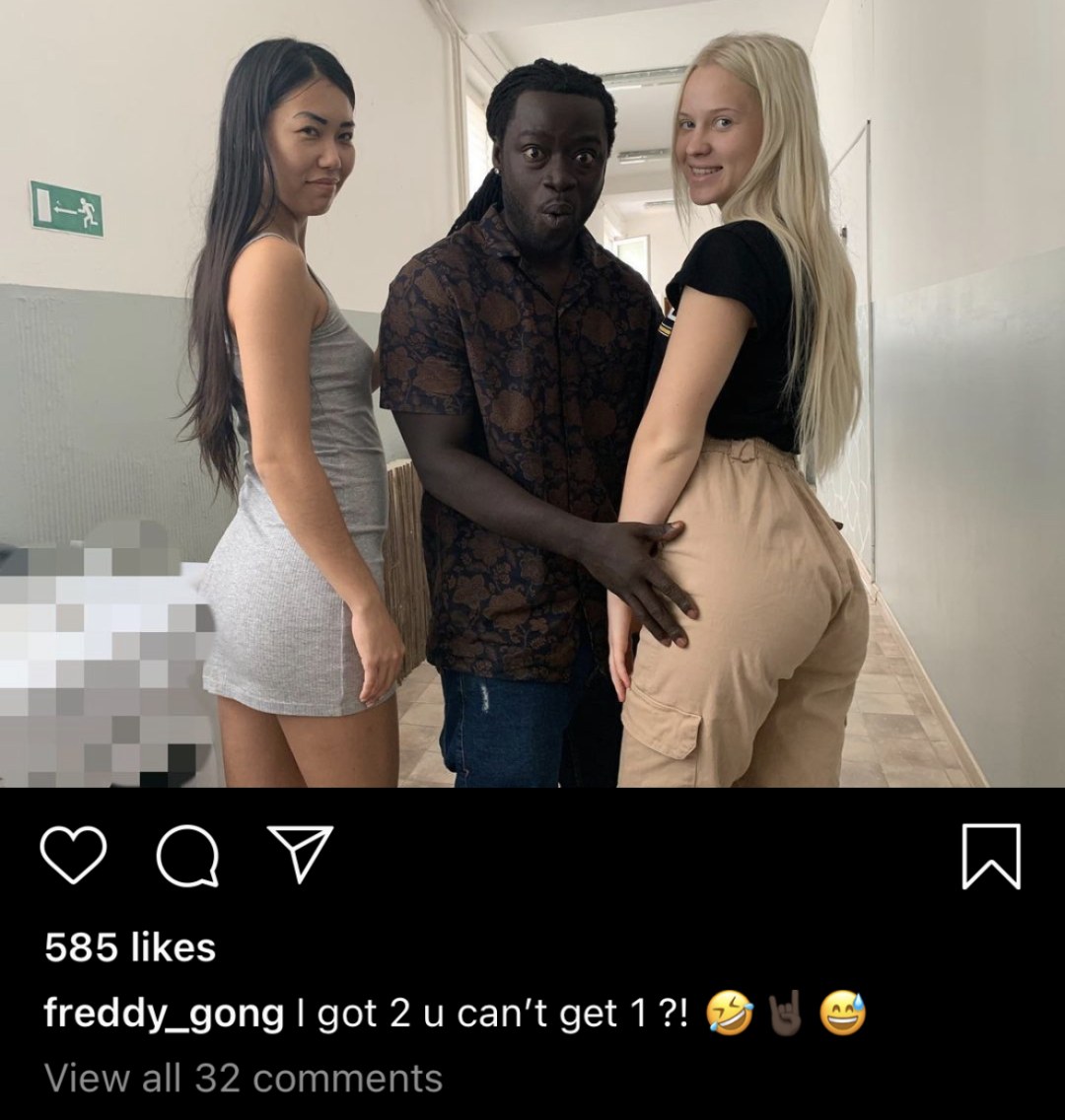 Freddy Gong doble penetración