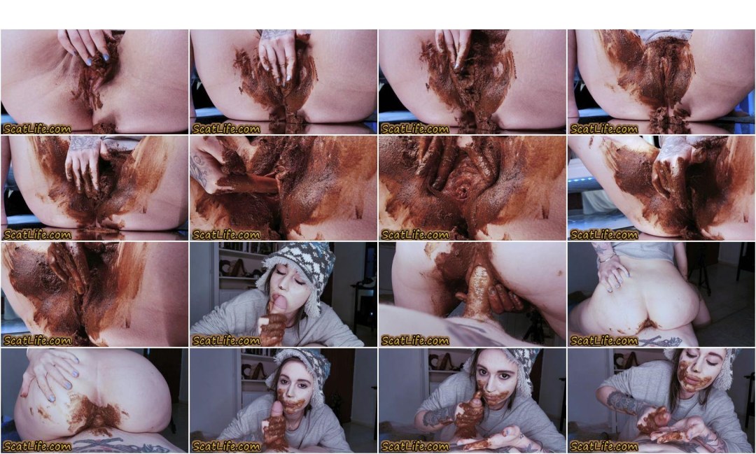 Pooalina com video de Copro