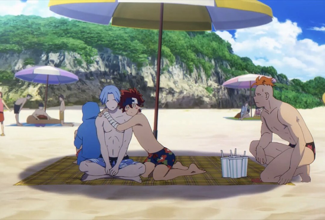 Barco de anime de ríos y Langa