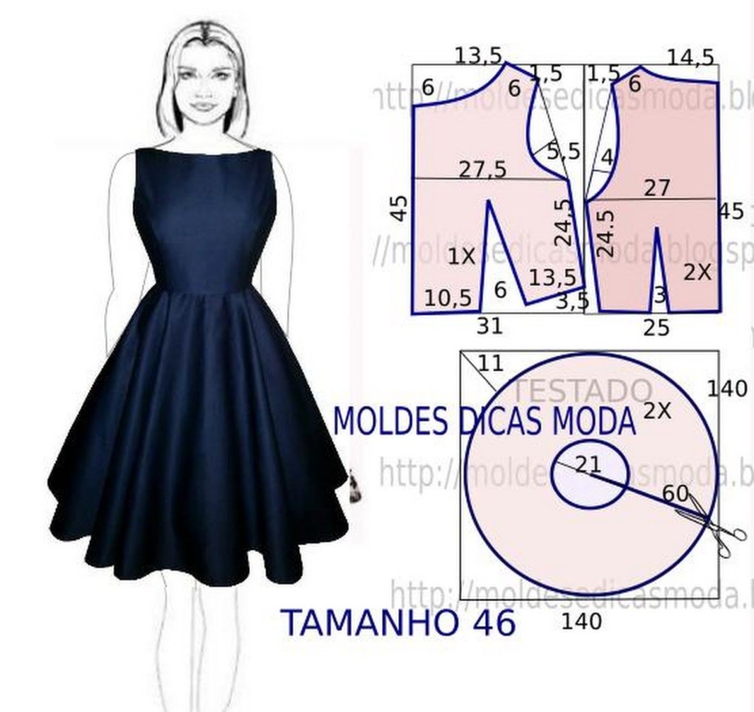 Los patrones de los vestidos de verano