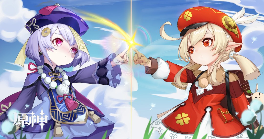 Klee y Qiqi Genshin Impacto