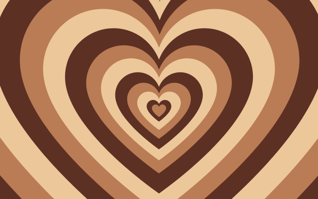 Corazón marrón