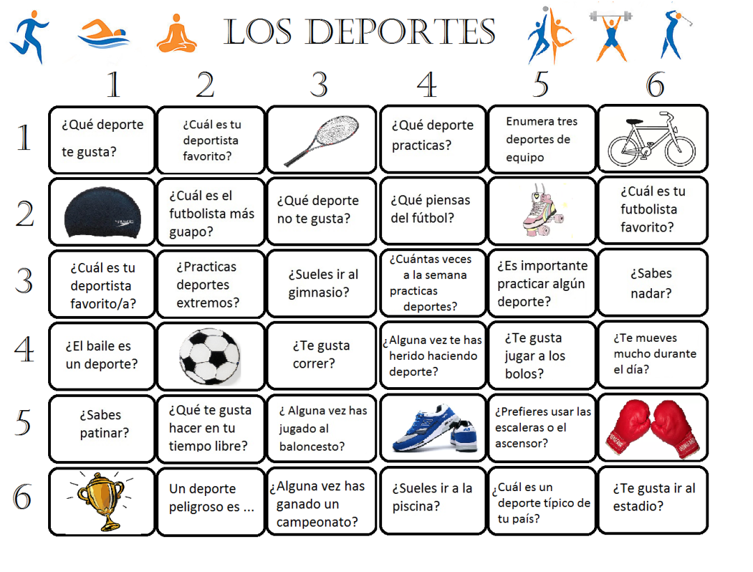 Juegos de español en clase