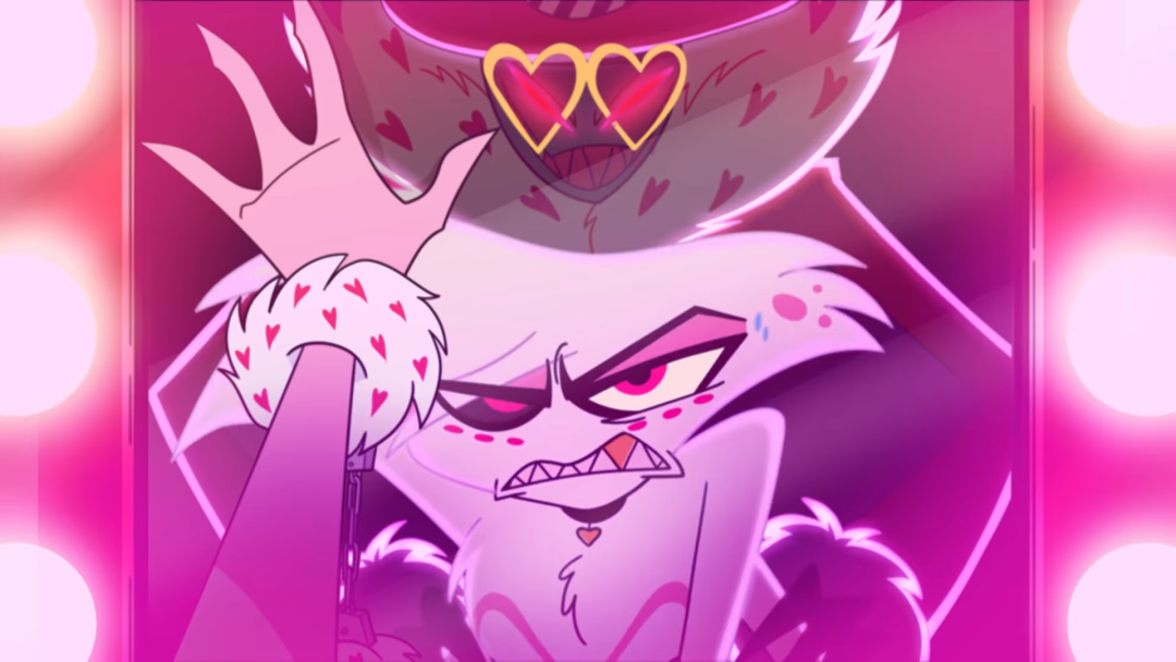 Adicto Hazbin Hotel Cherry y Angel y Valentino