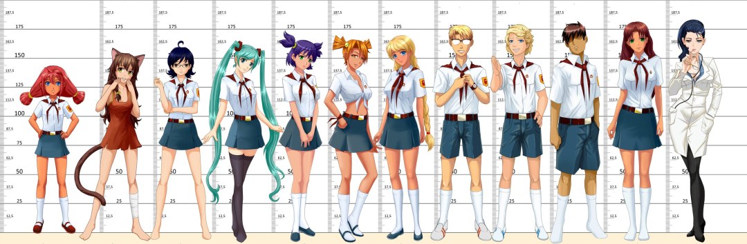 Crecimiento de los caracteres BL