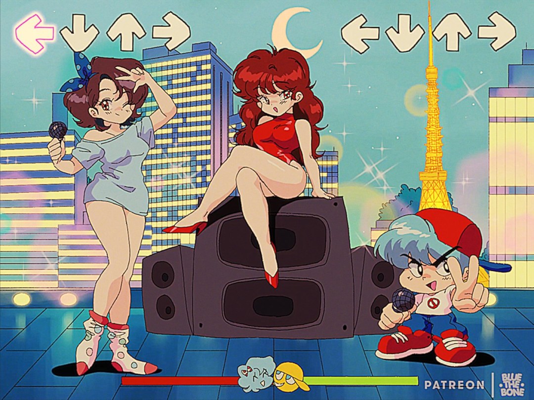 Gerlfrend Anime de Fancin del condado de Freee