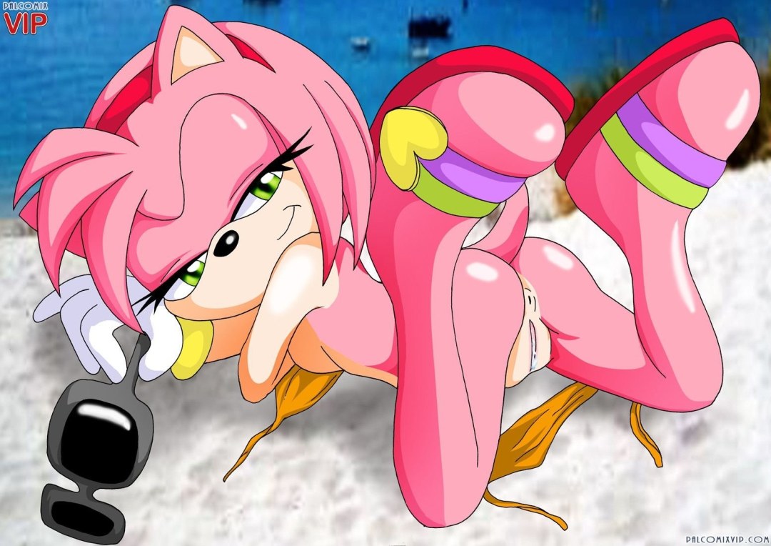 Transformación hentai en Amy Rose