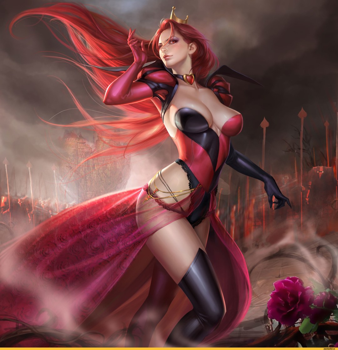 Chicas de fantasía con cabello rojo