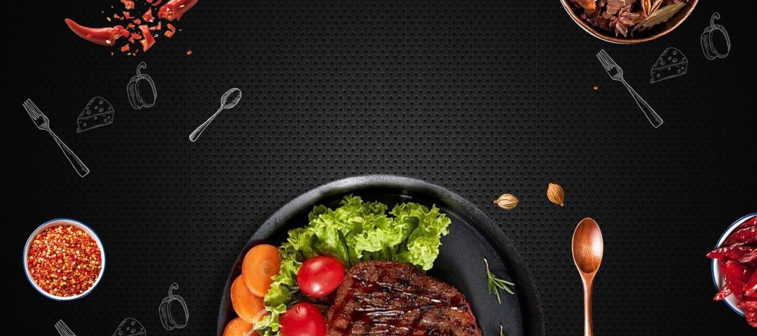 Antecedentes para un menú de restaurantes