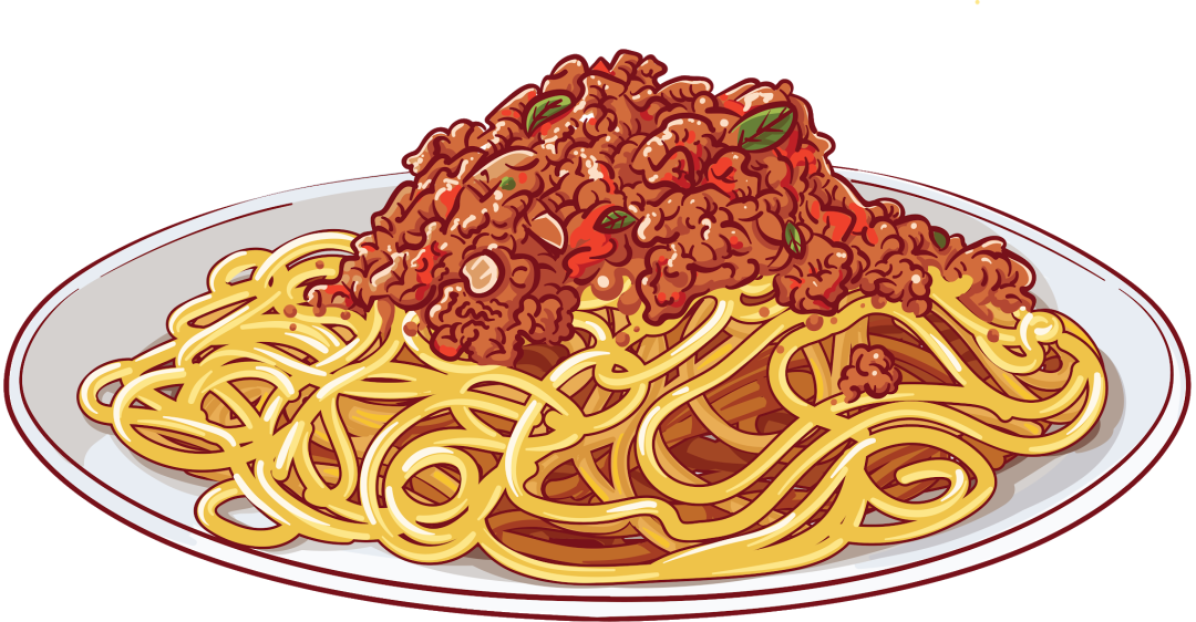 Ilustración de pasta