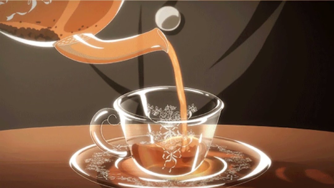 Gif con té