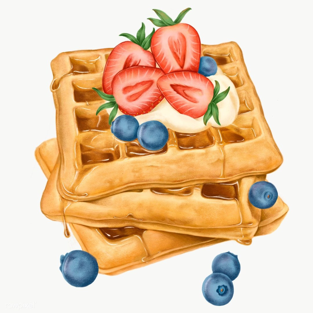 Waffle está dibujado