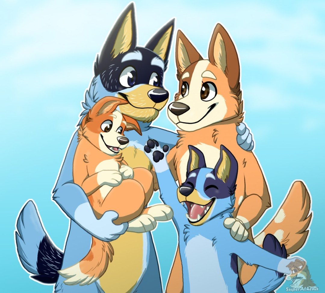 Serie animada azul
