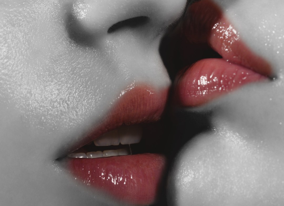 Foto de labios apasionados