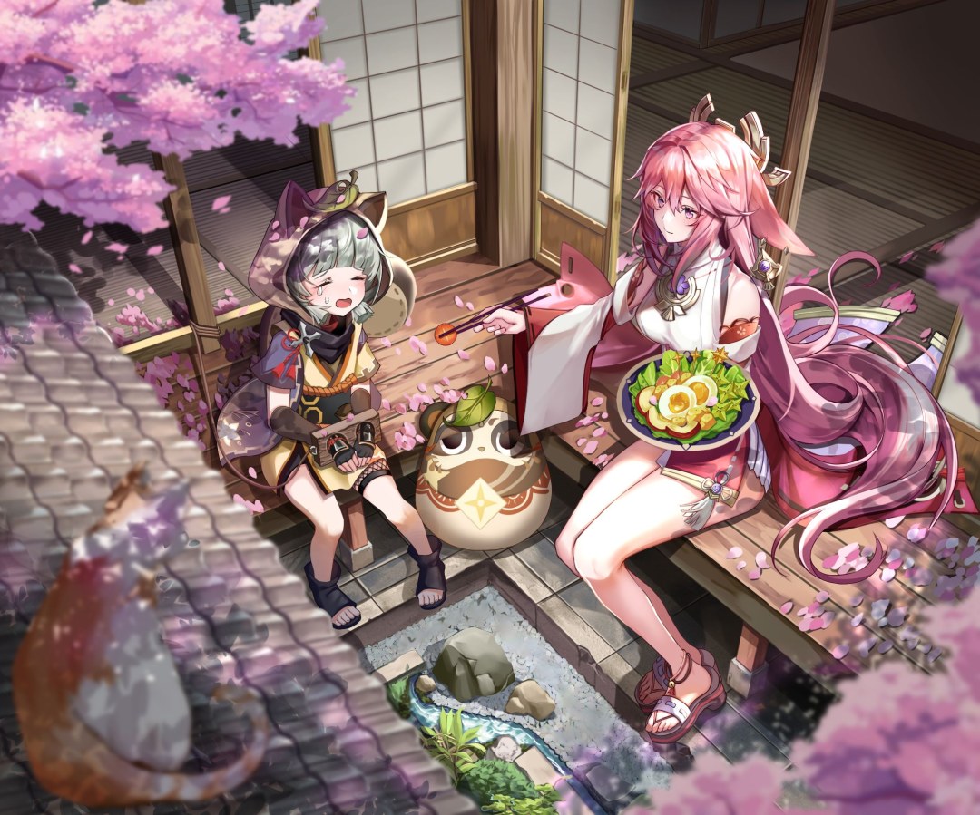 Yae Miko Genshin Art
