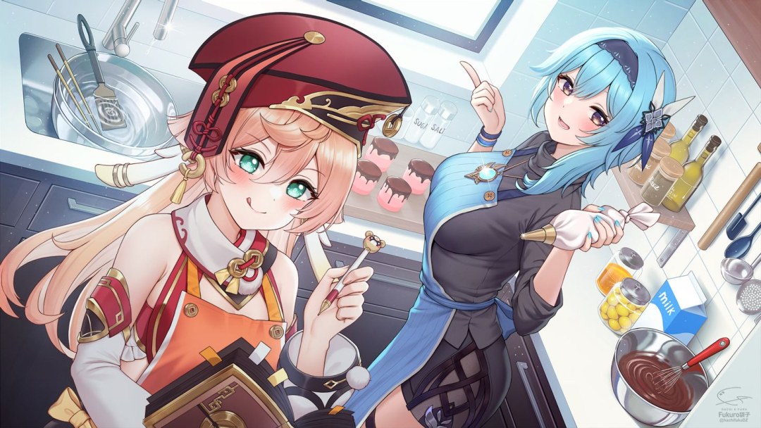 Eula Genshin Impacto Arte