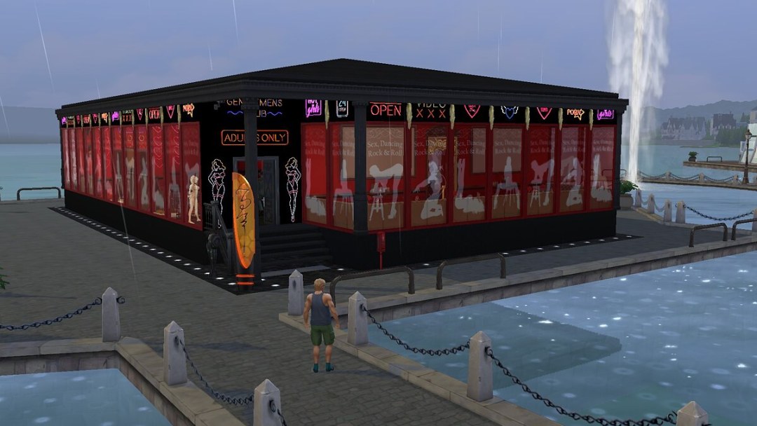 La barra Sims 4 Streep