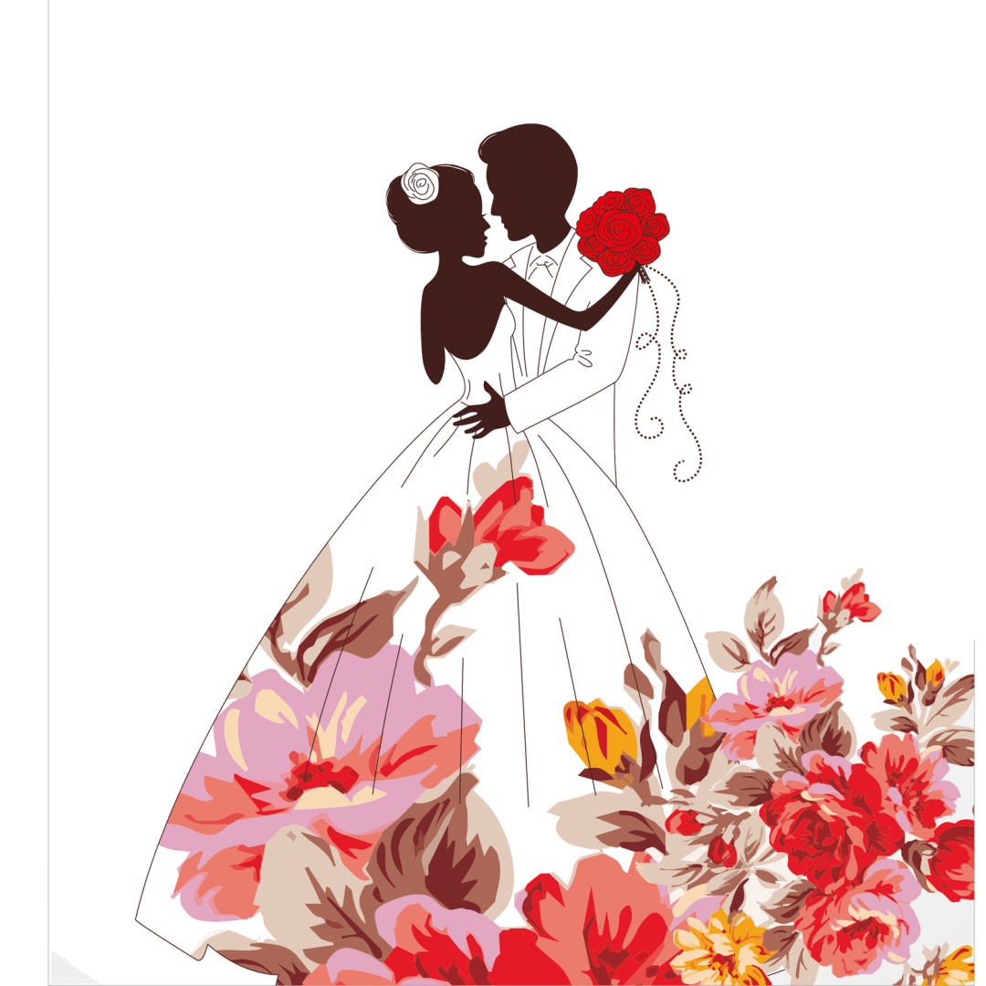 Ilustración de boda