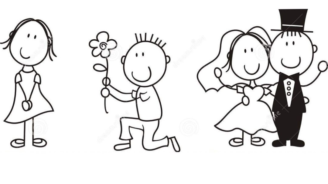 En la boda es íntimo