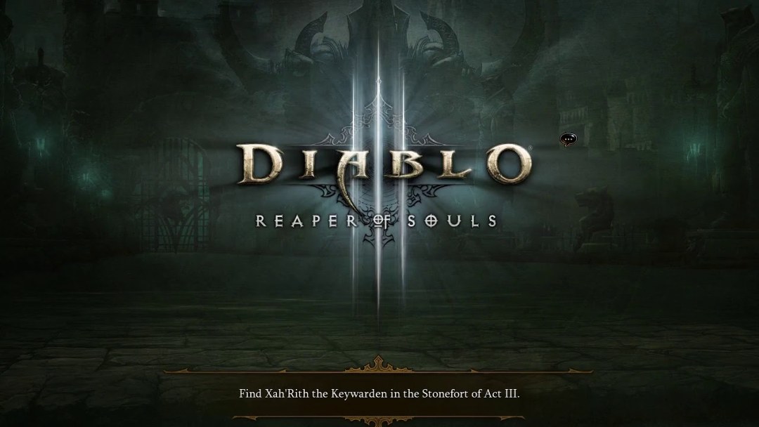 Pantalla de carga Diablo 3