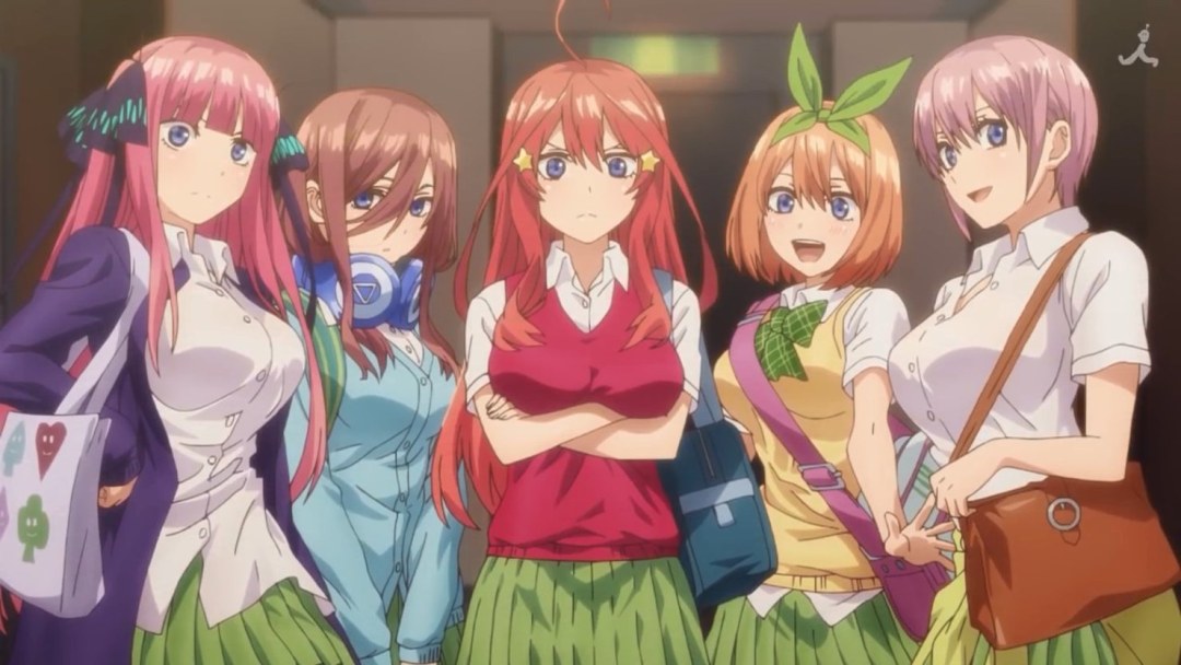 El anime quintuplets por excelencia