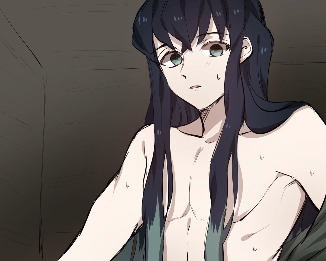 Versión de chicas muichiro beso Tanjiro