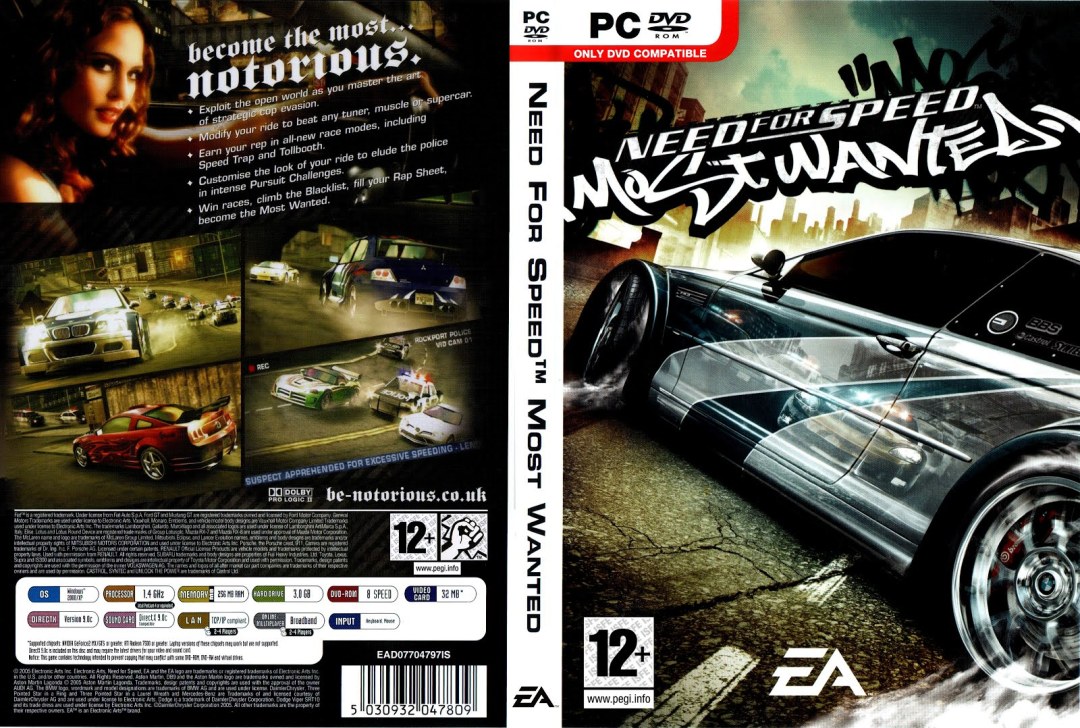 Necesidad de velocidad más buscado en el disco 2005