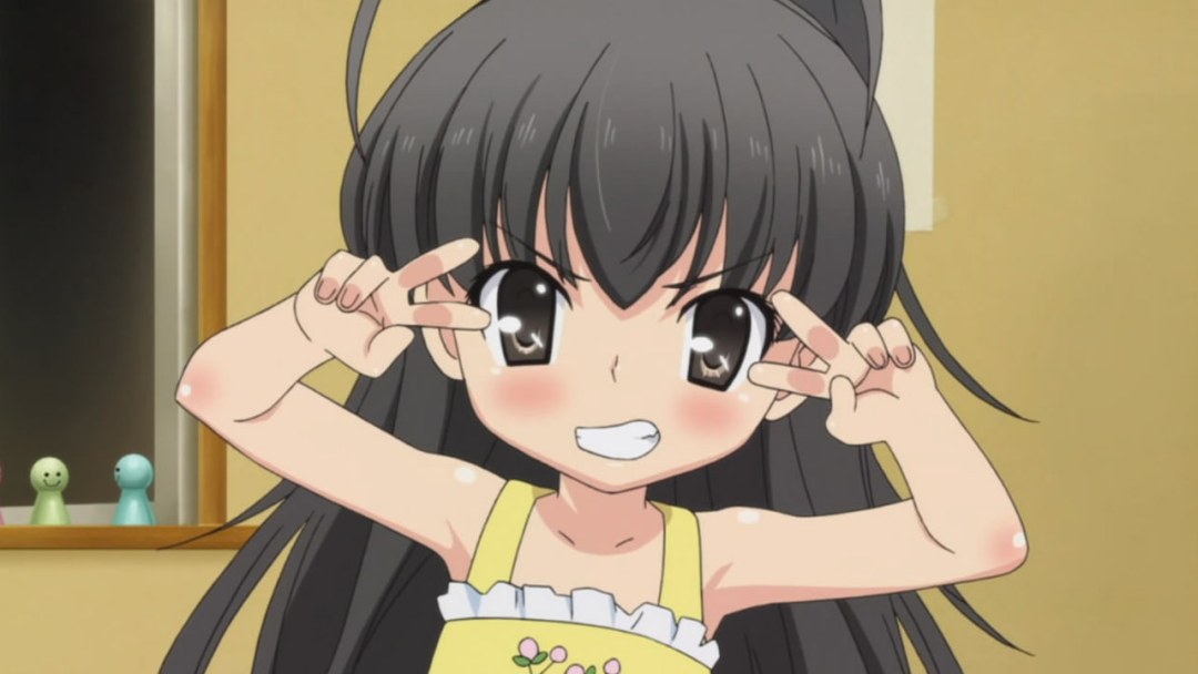 Chico de anime y niña