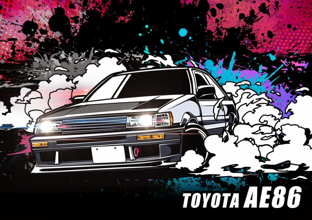 JDM AE86 Toyota Anime