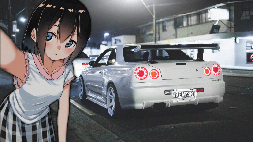 Nissan Skyline GTR R34 Anime