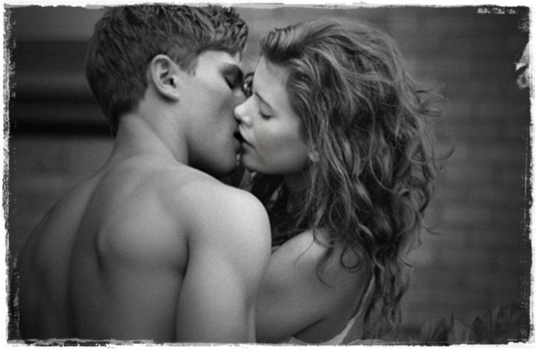 Un beso apasionado