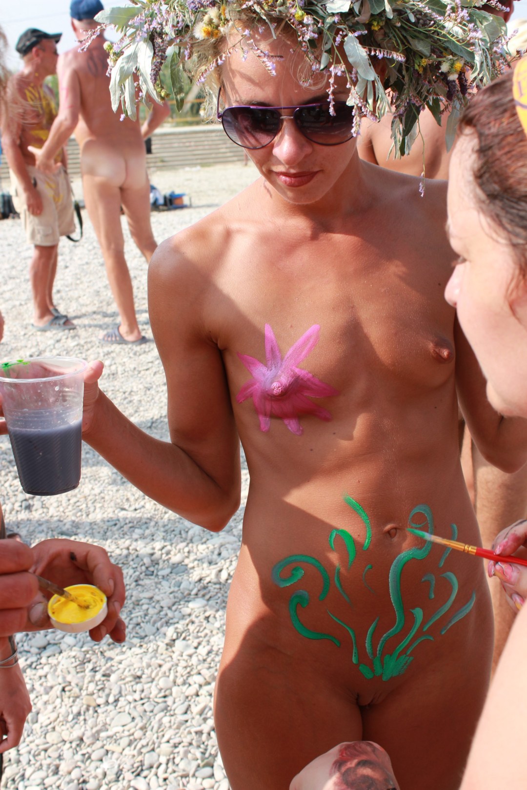 Vaginas espiadas en la playa
